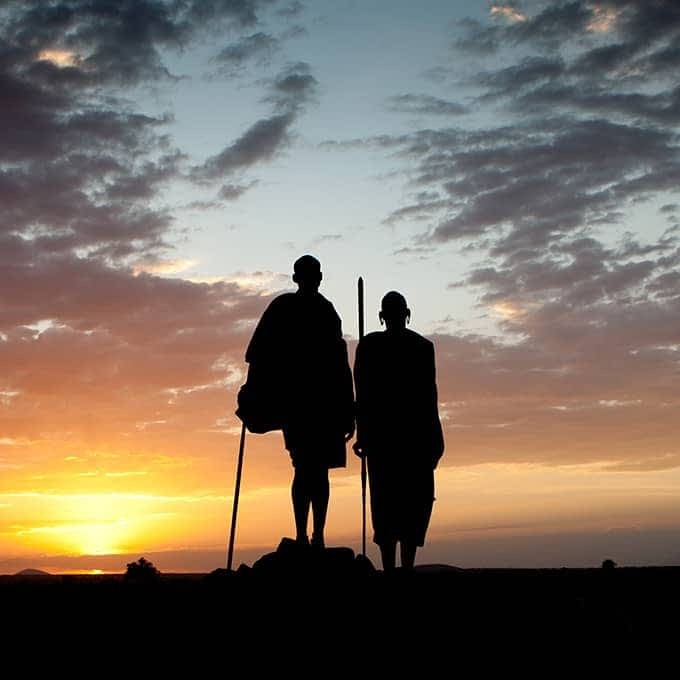 Sundowner in the Okavango Delta